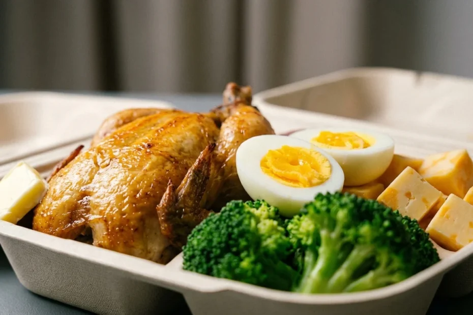 keto meal prep with only 6 ingredients