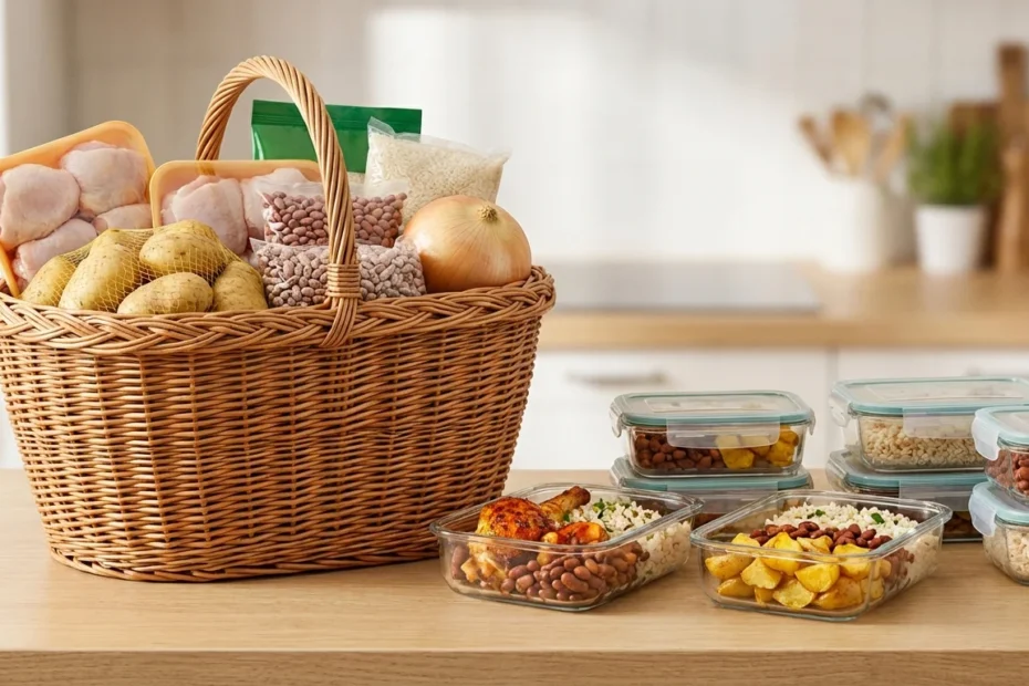 meal prep for large families on a budget